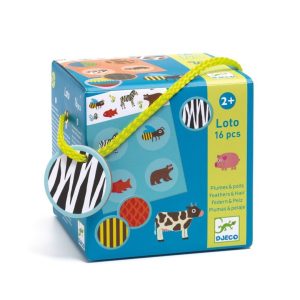 DJECO Juego educativo Bingo Plumas y Pelaje
