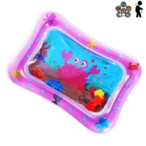 Alfombra Sensorial Acuática Rosa para Bebés 4 Meses+