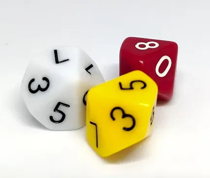Dados ludotipia rol (d4,d8,..)