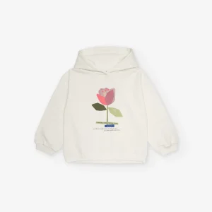 ZY Sudadera cruda flor