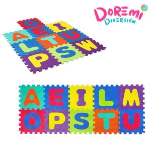 Alfombra Goma EVA Letras (10 pcs)